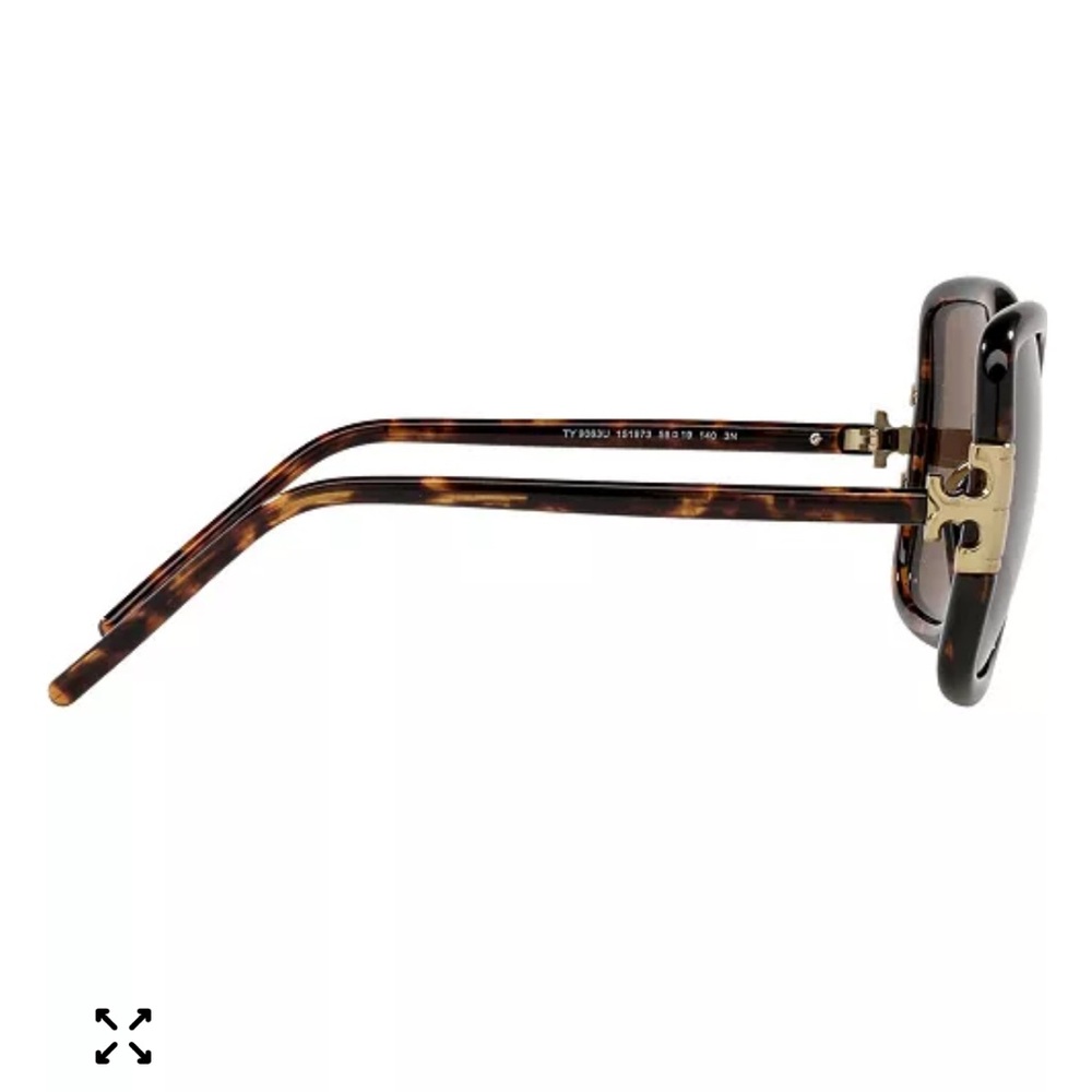 Tory Burch Tortoise Shell Square Sunglasses - image 4